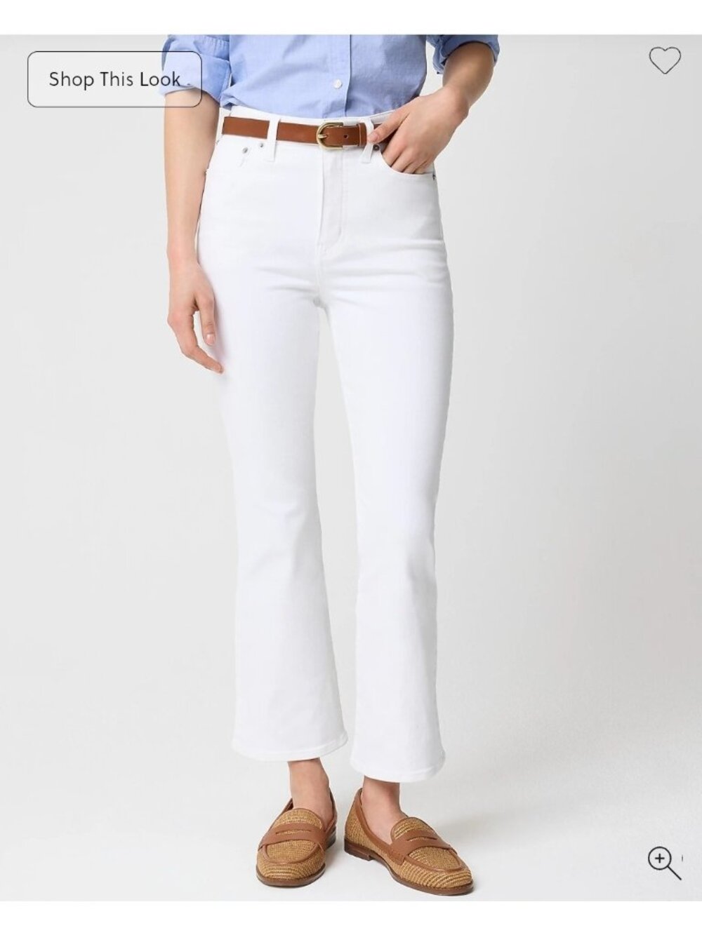 NWT J Crew Womens 26 Petite ankle flare jean in signature stretch 26P CQ664